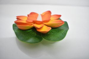 Smokeless LED Candles- Floating LED Candles in the form of colourful flowers of set of six pieces.